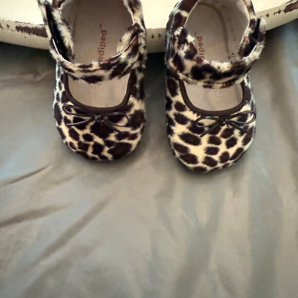 pediped Originals Lexi Brown Cheetah shoes - Picture 1 of 8